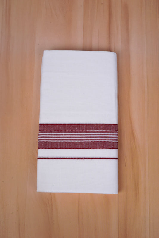 FCD-529 W/D DHOTI 3.80 MTR-Dark Maroon