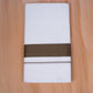 FCD-614 W/D DHOTI 3.80 MTR - L Brown