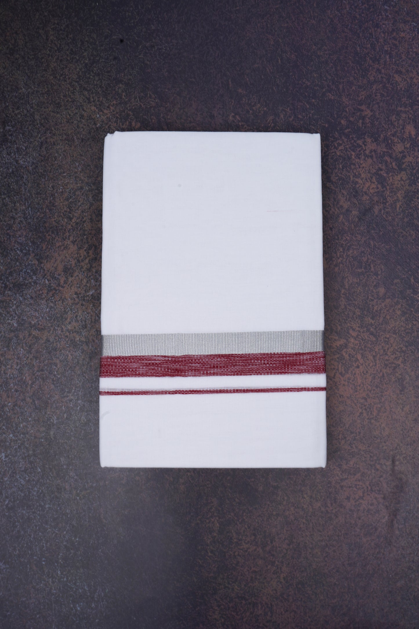 FD-168 W/D DHOTI 3.80 MTR-Maroon