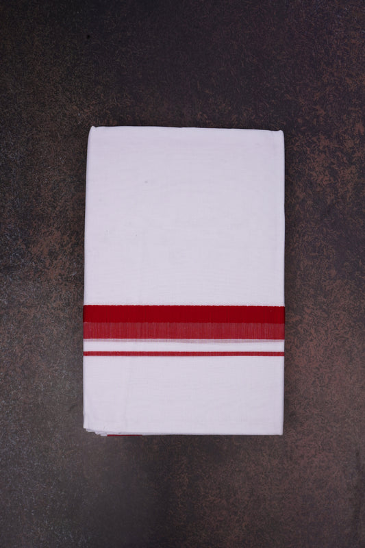 FD-155 W/D DHOTI 4.00 MTR-Red