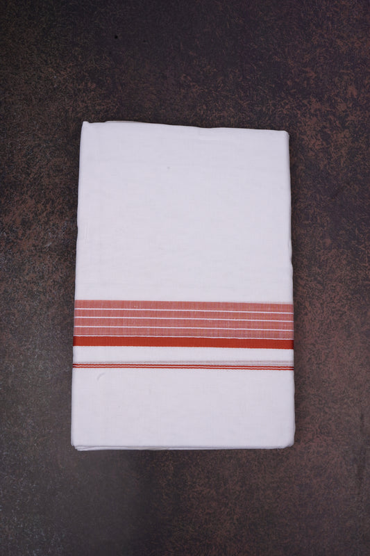 FD-133 W/D DHOTI 3.80 MTR-Light Orange
