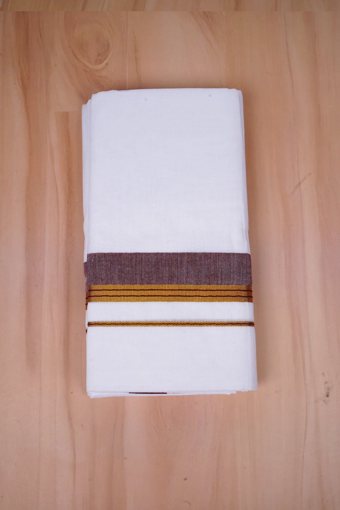FCD-528 W/D DHOTI 3.80 MTR-Dark Maroon