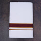 FD-200 W/D DHOTI 3.80 MTR-Dark Maroon