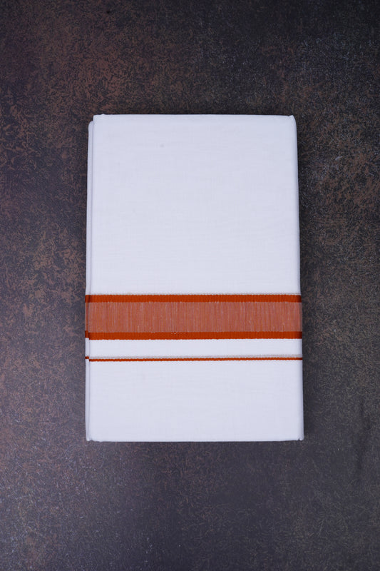 FD-91 W/D DHOTI 3.80 MTR-Brown