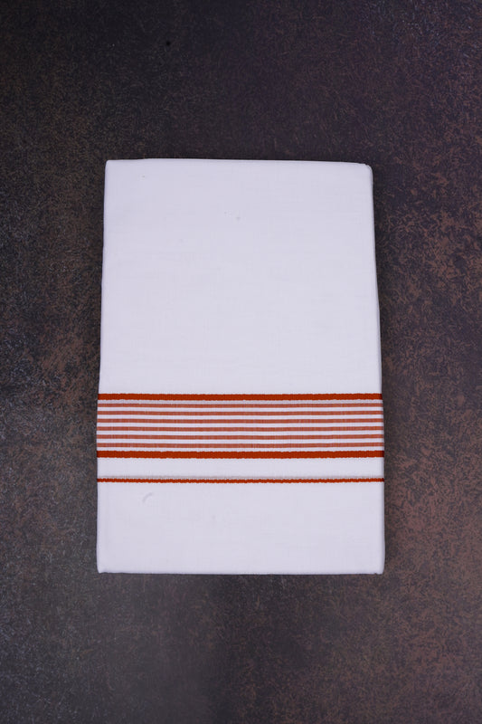 FD-162 W/D DHOTI 3.80 MTR-Orange