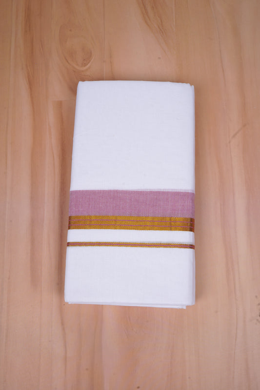 FCD-528 W/D DHOTI 3.80 MTR-Light Pink