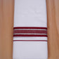 FCD-520 W/D DHOTI 3.80 MTR-Dark Maroon