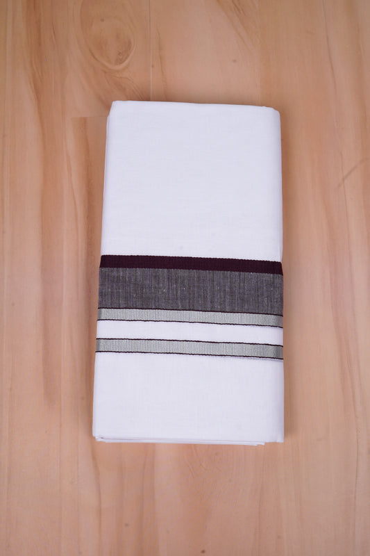 FCD-525 W/D DHOTI 3.80 MTR-Dark Maroon