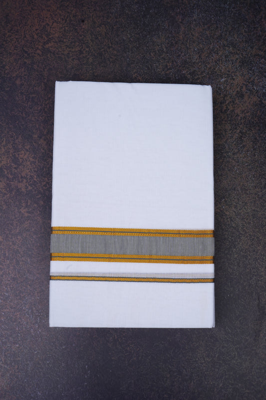 FD-172 W/D DHOTI 3.80 MTR- Gray