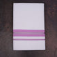 FD-166 W/D DHOTI 3.80 MTR-Pink