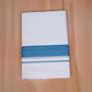 FCD-596 W/D DHOTI 3.80 MTR - Blue
