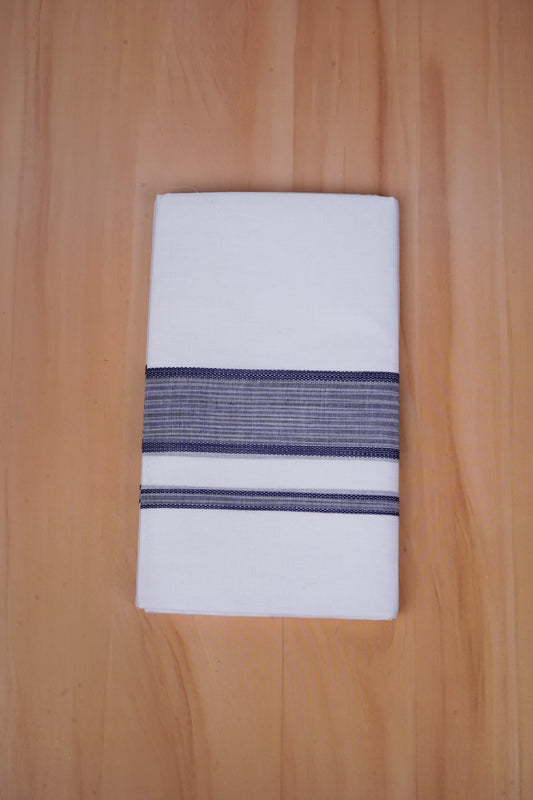FCD-80 W/D DHOTI 3.80 MTR-Dark Blue