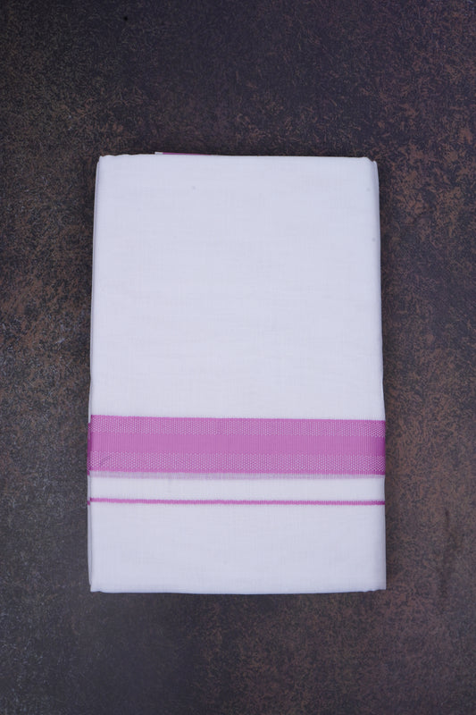 FD-177 W/D DHOTI 3.80 MTR-Pink