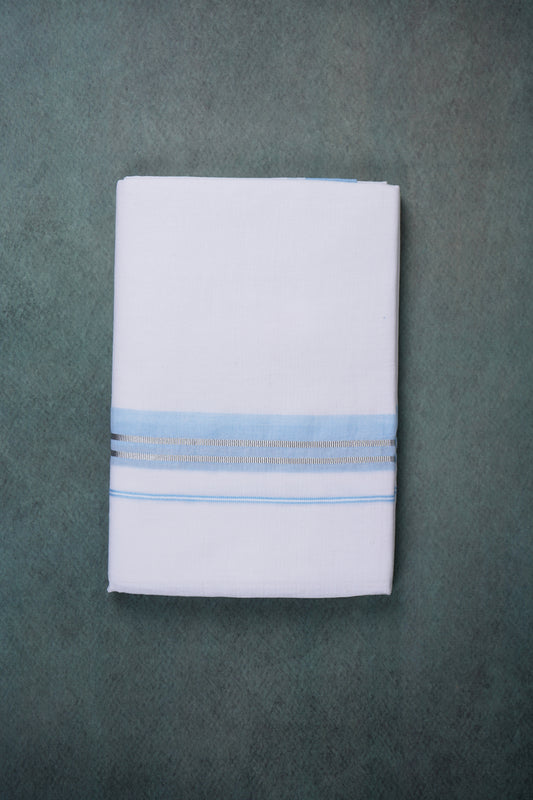 FCD-574 W/D DHOTHIE 3.80 MTR-LIGHT BLUE