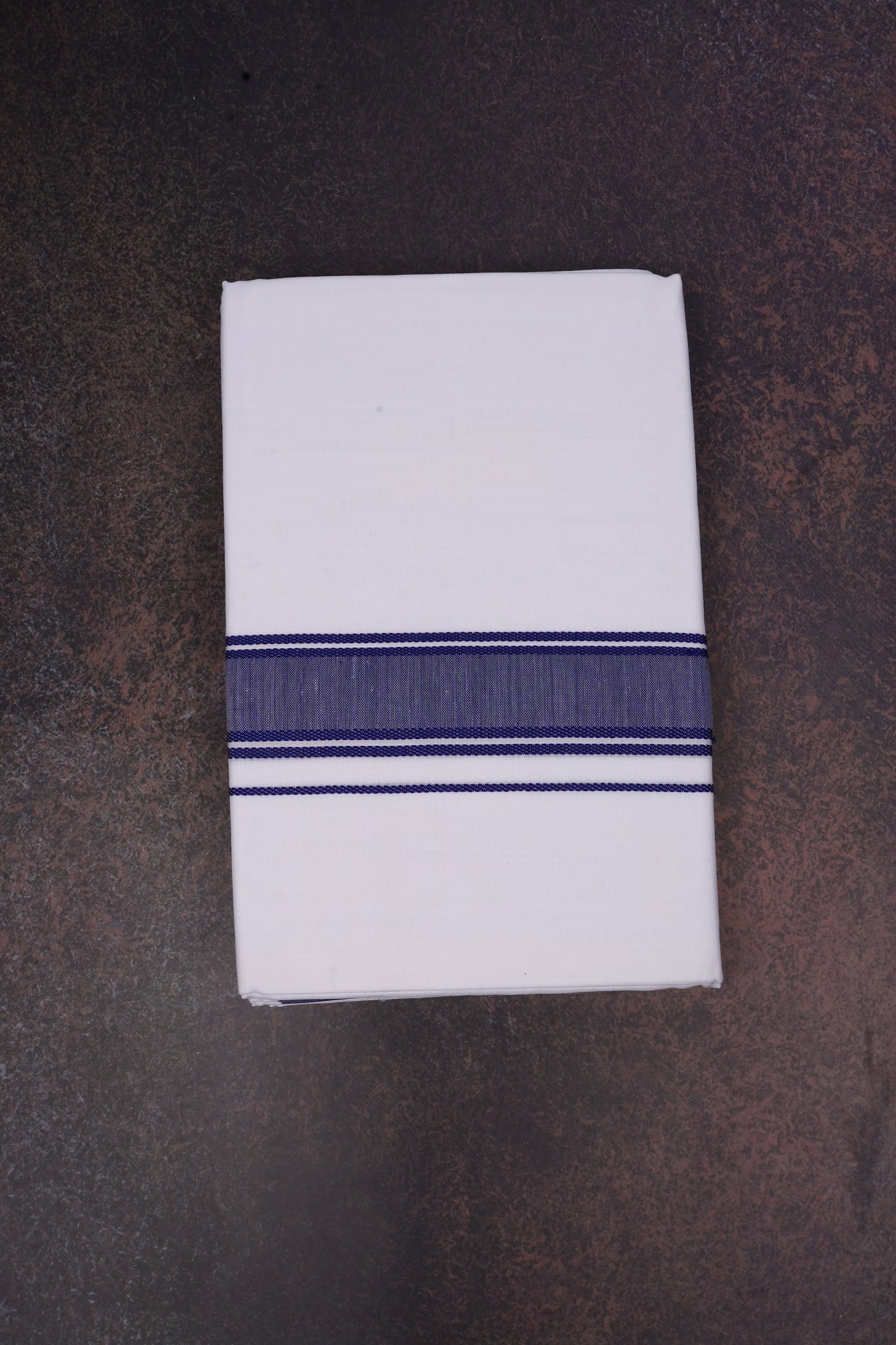 FD-116 W/D DHOTI 3.80 MTR-Dark Blue