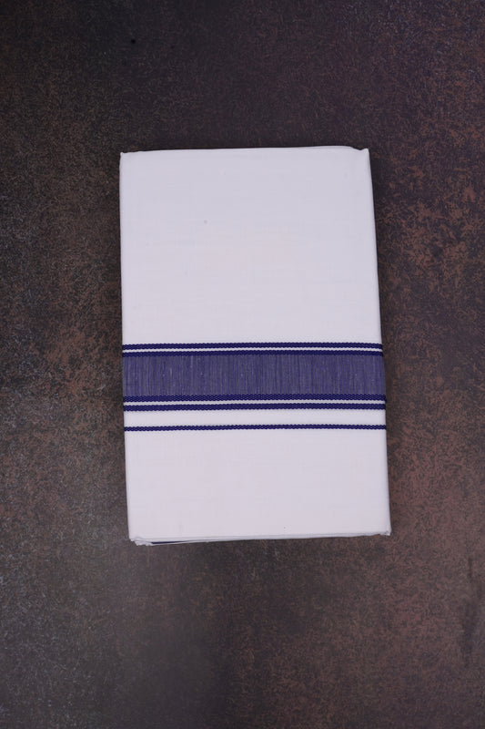 FD-116 W/D DHOTI 3.80 MTR-Dark Blue