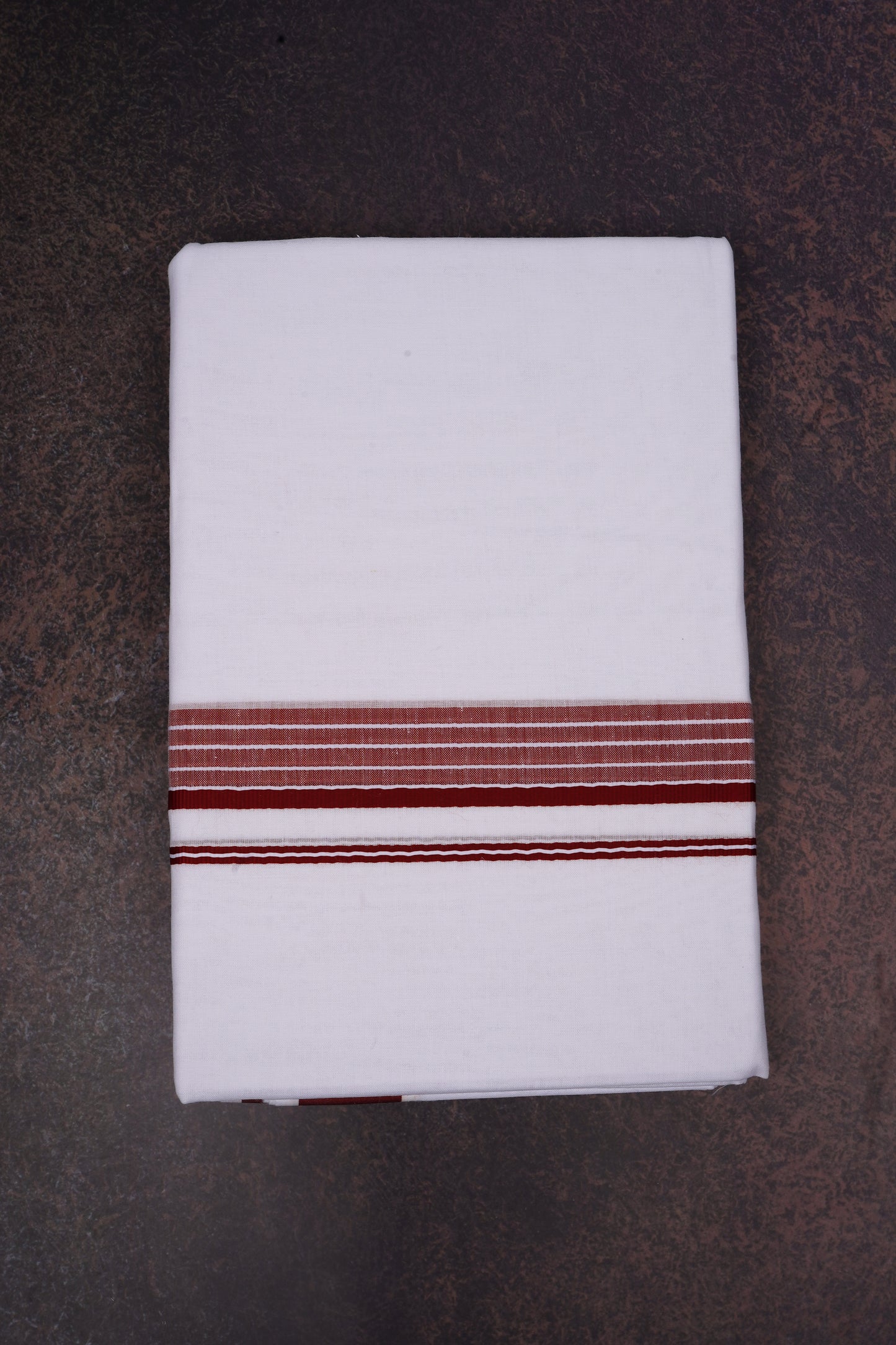 FD-133 W/D DHOTI 3.80 MTR-Dark maroon