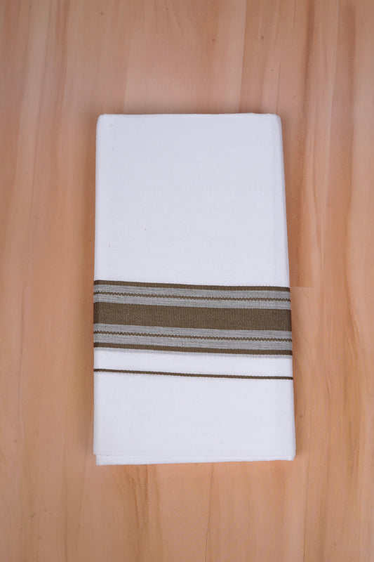 FCD-416 W/D DHOTI 3.80 MTR - L brown