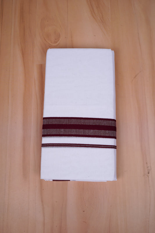 FCD-332 W/D DHOTI 3.80 MTR-Maroon