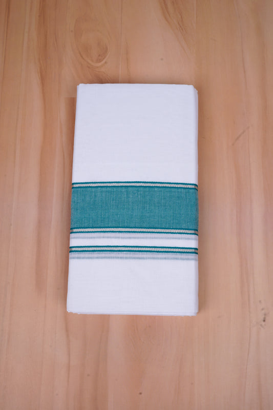 FCD-364 W/D DHOTI 3.80 MTR - Dark Green
