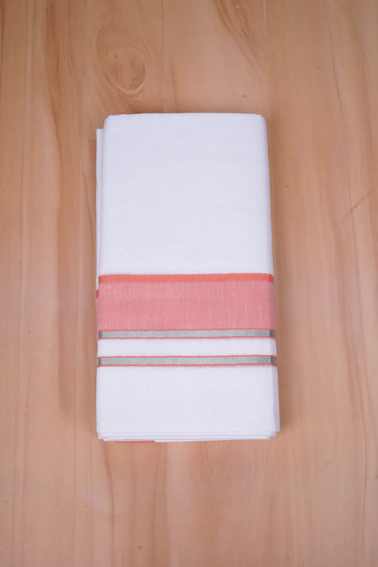 FCD-525 W/D DHOTI 3.80 MTR-LIght Pink