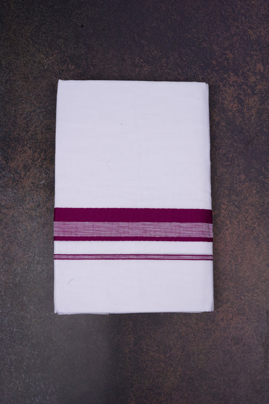 FD-170 W/D DHOTI 3.80 MTR-Dark pink