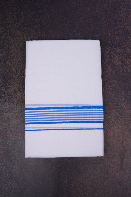 FD-162 W/D DHOTI 3.80 MTR-Sky Blue
