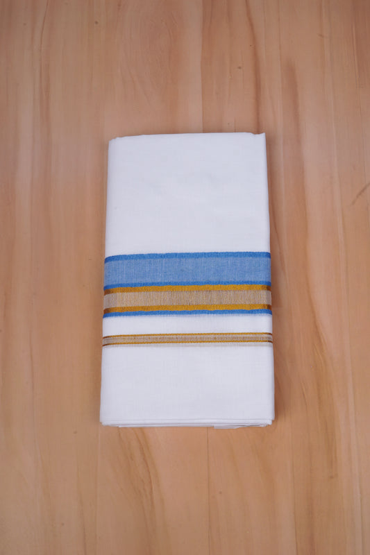 FCD-531 W/D DHOTI 3.80 MTR-Blue