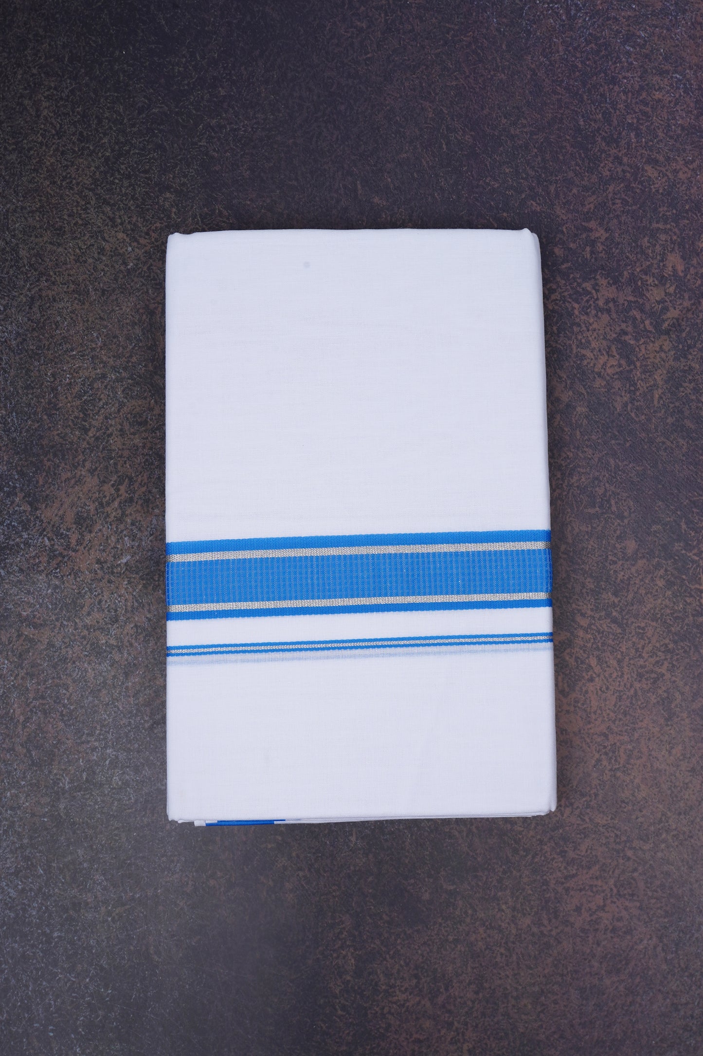 FD-167 W/D DHOTI 3.80 MTR-Blue
