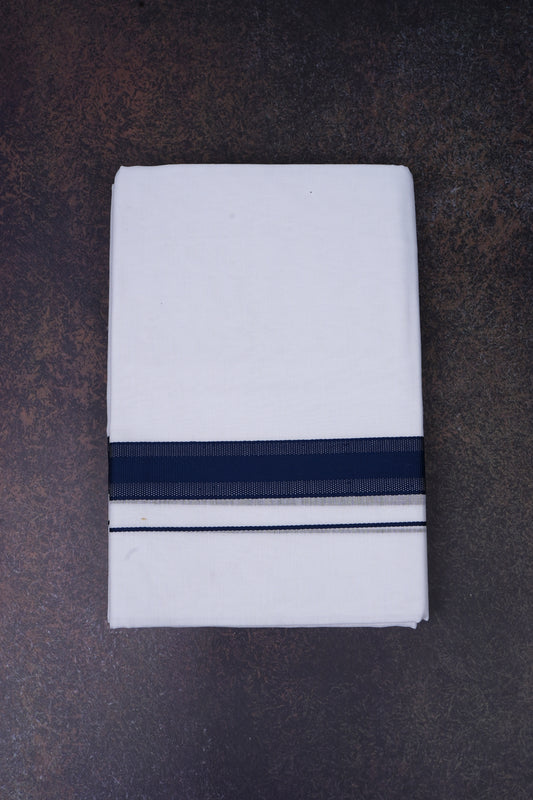 FD-177 W/D DHOTI 3.80 MTR-Dark Blue
