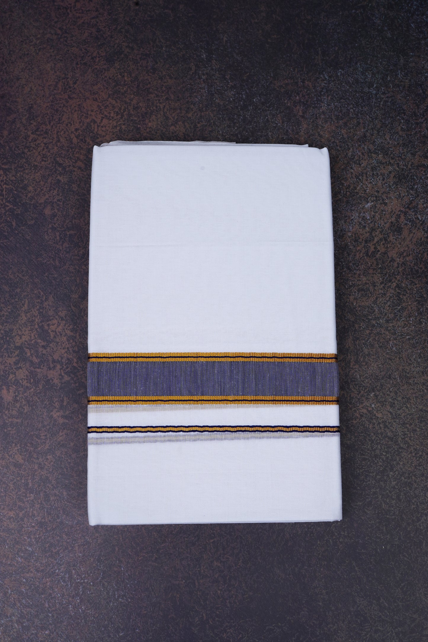 FD-172 W/D DHOTI 3.80 MTR- D Blue