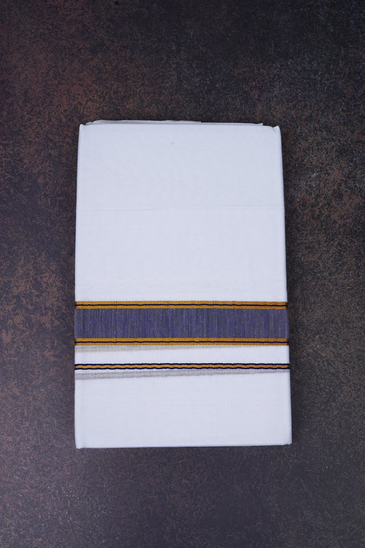 FD-172 W/D DHOTI 3.80 MTR- D Blue