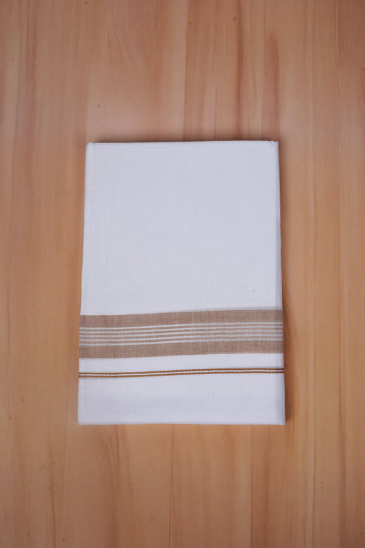 FCD-466 W/D DHOTI 3.80 MTR - Light Brown
