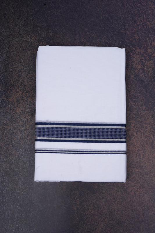 FD-167 W/D DHOTI 3.80 MTR-Blue