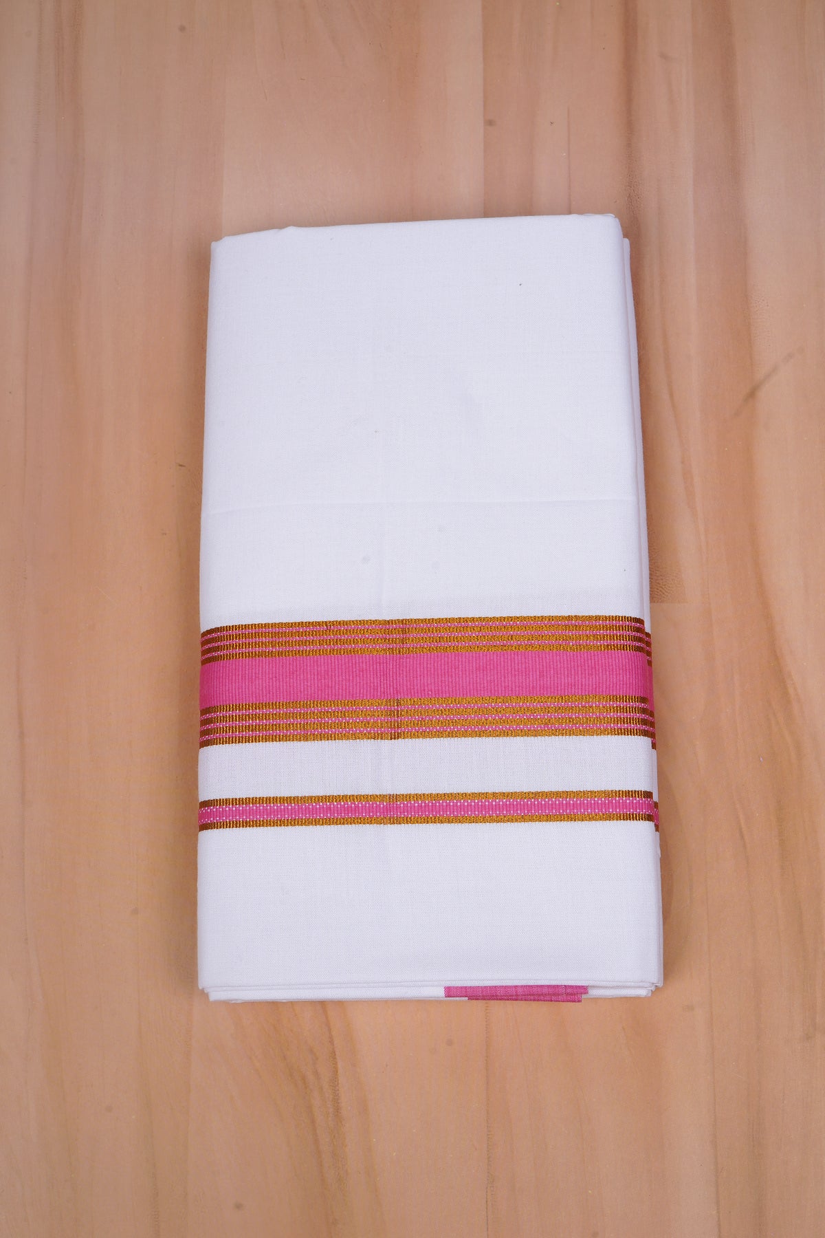 Gold Max W/S Dhoti 2.00 MTR - Dark Pink
