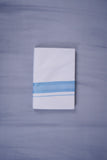 KERALOOM FINISH COTTON 329 W/D DHOTI 3.80 MTR - Sky Blue
