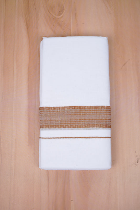 FCD-522 W/D DHOTI 3.80 MTR- Brown