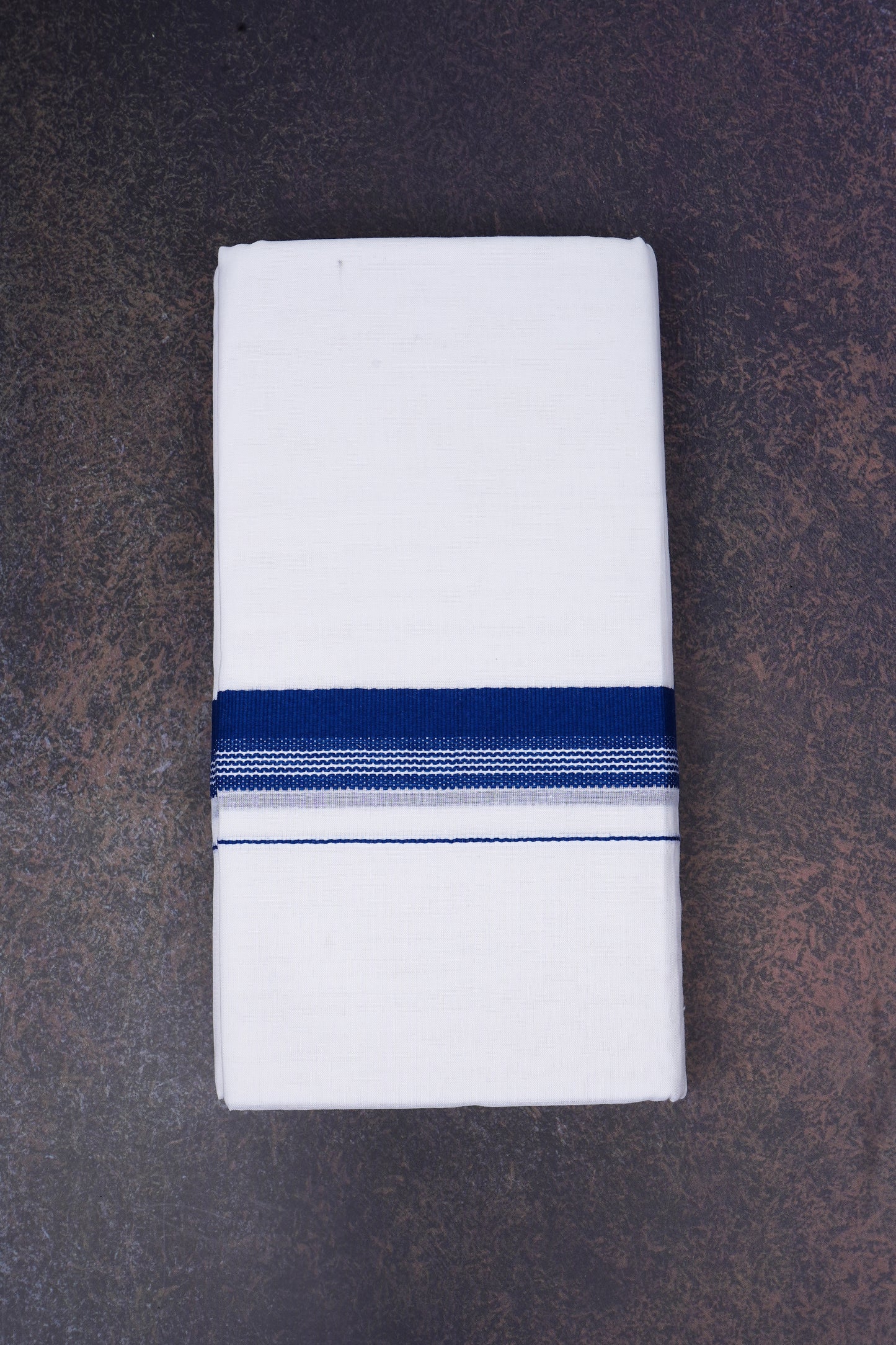 FCD-362 W/D DHOTI 3.80 MTR-Navy blue