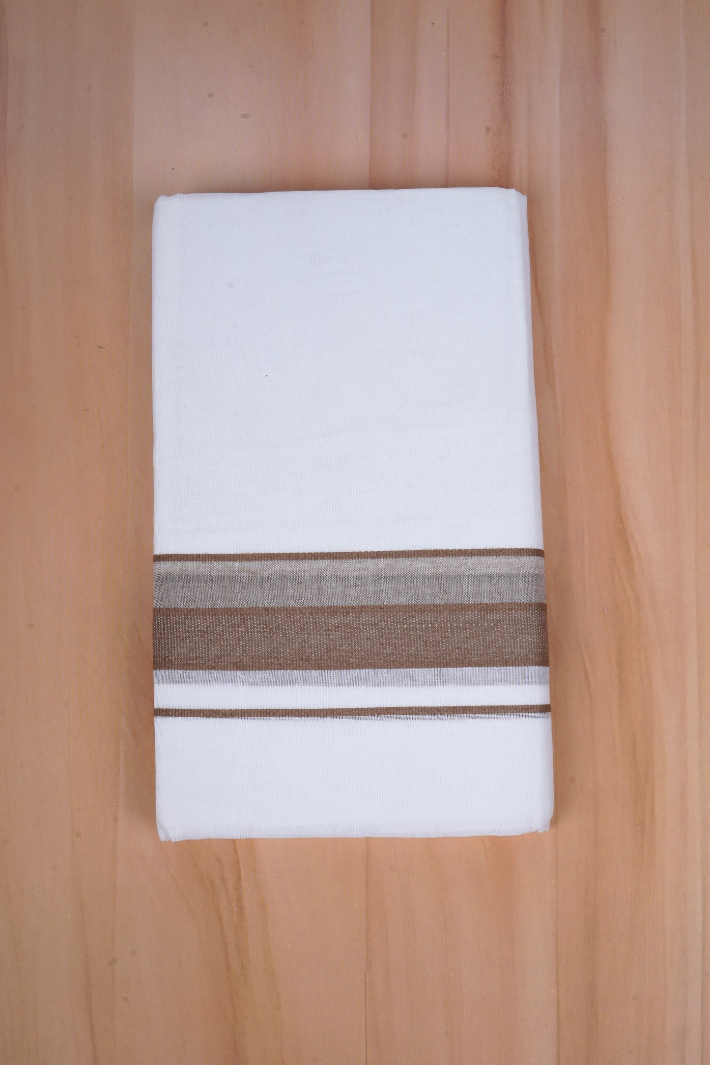 FCD-417 W/D DHOTI 3.80 MTR - Light Brown