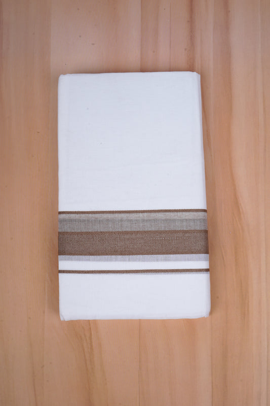 FCD-417 W/D DHOTI 3.80 MTR - Light Brown
