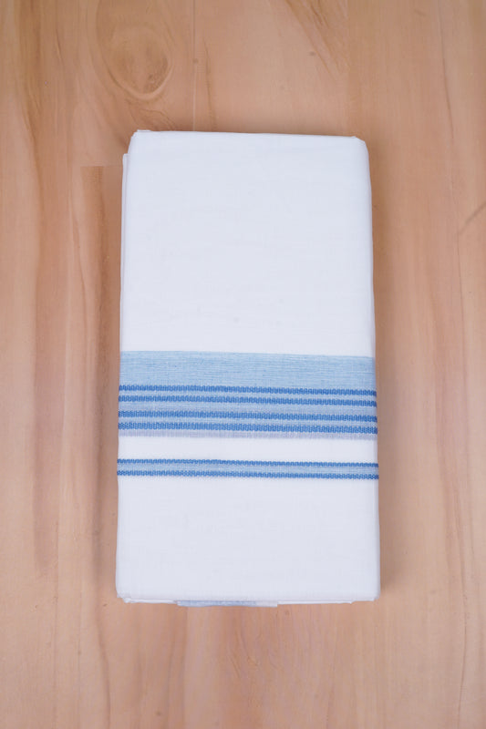 FCD-504 W/D DHOTI 3.80 MTR-Blue