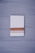 KERALOOM FINISH COTTON 327 W/D DHOTI 3.80 MTR - Brown