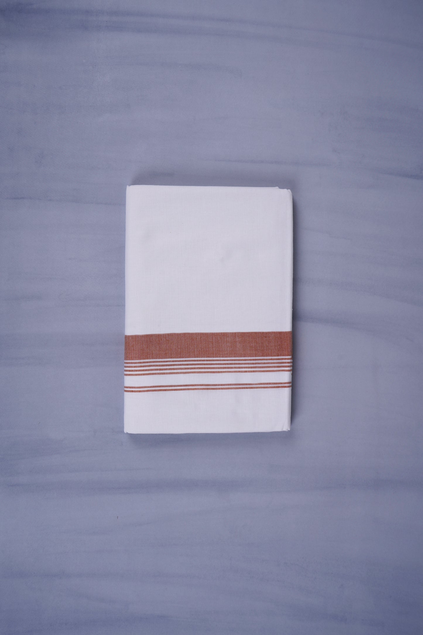 KERALOOM FINISH COTTON 327 W/D DHOTI 3.80 MTR - Brown