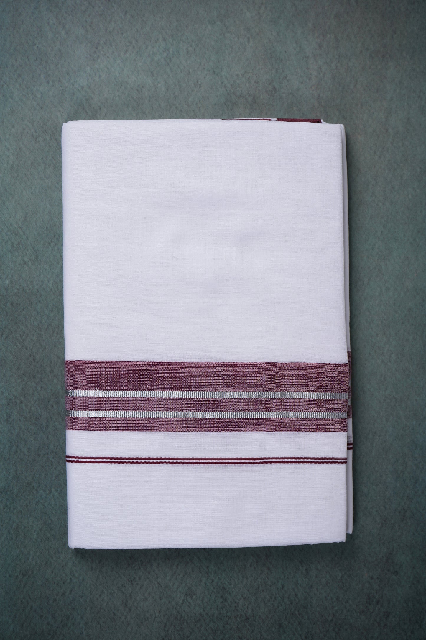 FCD-574 W/D DHOTHIE 3.80 MTR-DARK MAROON