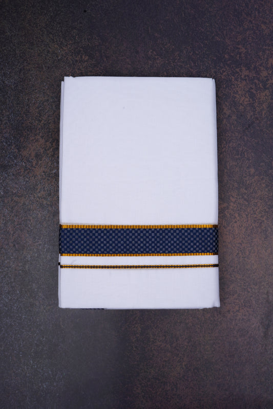 FD-200 W/D DHOTI 3.80 MTR-Dark Blue