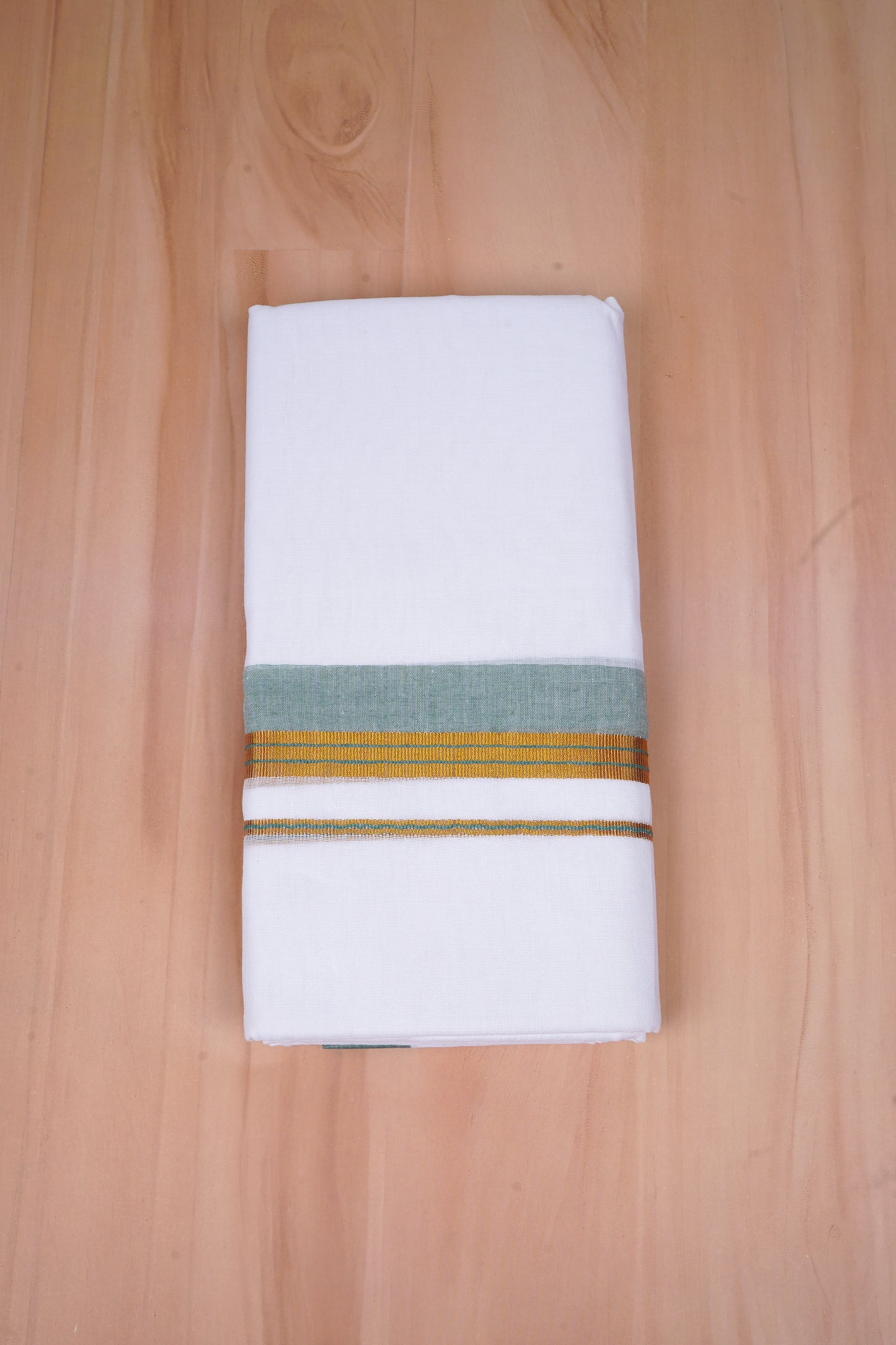 FCD-528 W/D DHOTI 3.80 MTR-Light Green