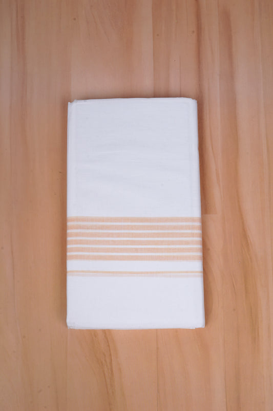 FCD-610 W/D DHOTI 3.80 MTR -  Light Brown