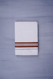 KERALOOM FINISH COTTON 331 W/D DHOTI 3.80 MTR - Maroon
