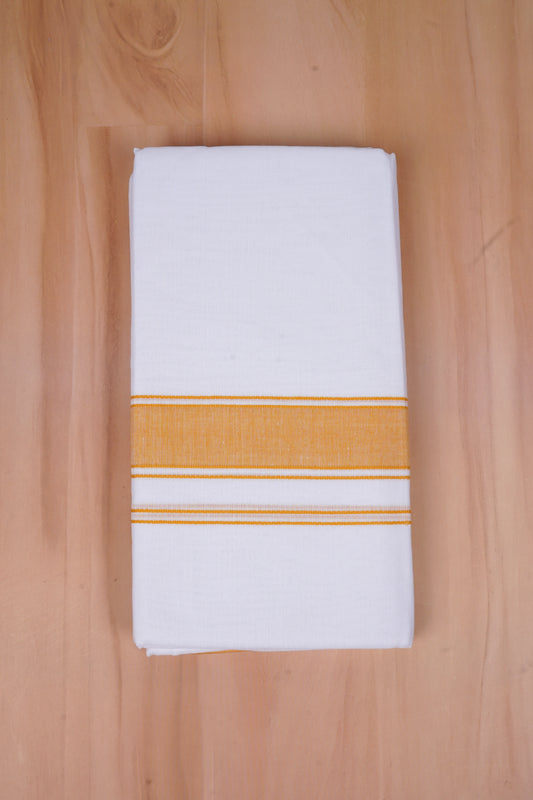 FCD-03 W/D DHOTI 4.00 MTR-Goldyellow