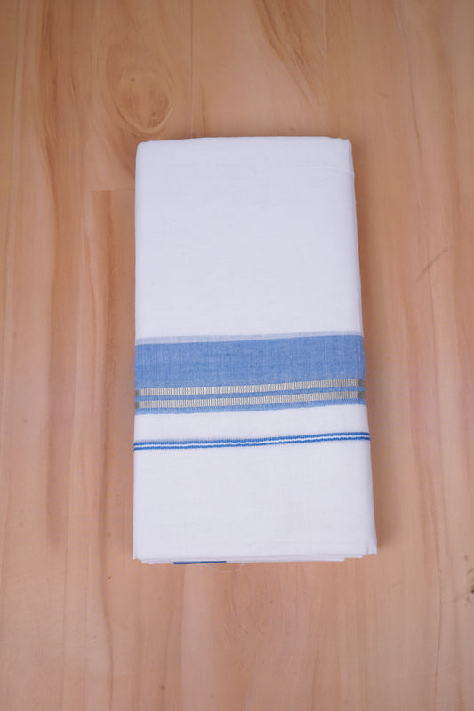 FCD-526 W/D DHOTI 3.80 MTR-Sky Blue